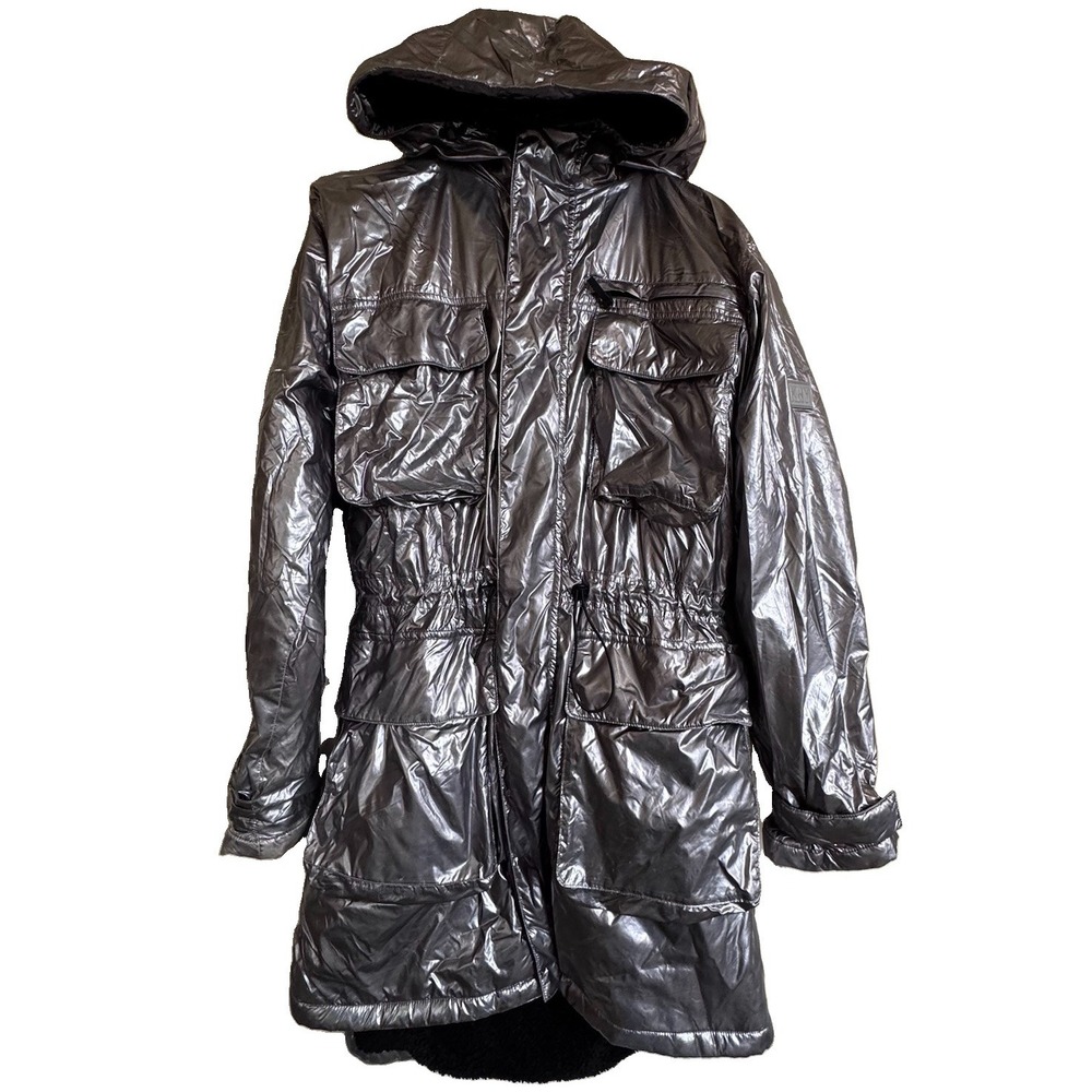 DKNY Men's Metallic Long Jacket Size XL